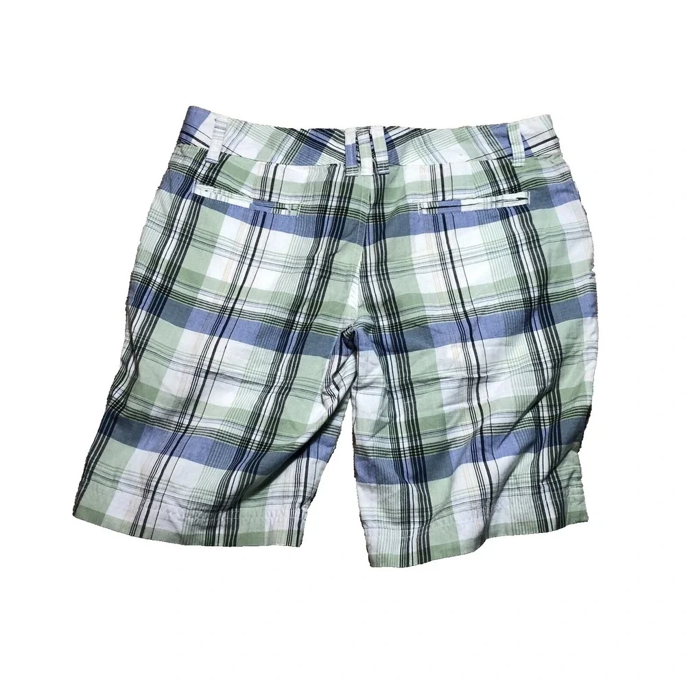 Wurl Shorts Women Size 5 Junior‎ Plaid Golf Multicolor 100% cotton